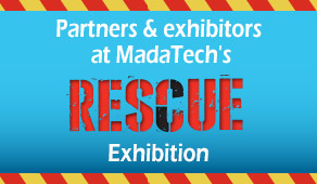 Partners & exhibitors at MadaTech's RESCUE Exhibition