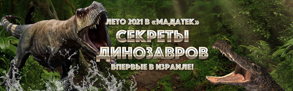 Летние каникулы в «Мадатек» - новая выставка «Секреты динозавров»